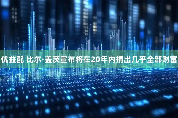 优益配 比尔·盖茨宣布将在20年内捐出几乎全部财富